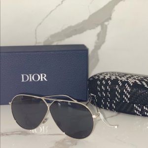Dior Christian Dior 65mm Aviator Sunglasses - authentic